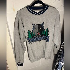 Minnesota Timberwolves V-Neck Sweatshirt Pullover